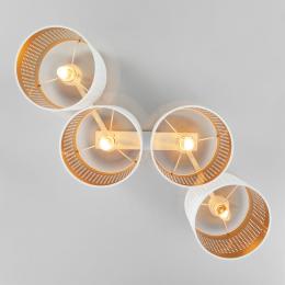 Потолочная люстра TK Lighting 854 Tago White  - 6 купить